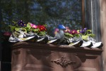 What happens to shoes after the marathon?