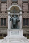 One of many beautful statues around the Commons.