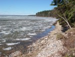 Kingsmere Lake around the 4 km marker.