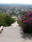 Steps to the top of the Hill of the Cross in Holguin.