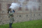 Firing a musket