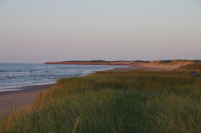 Sunset at PEI National Park Campsite