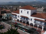 A bird's eye view of Santiago de Cuba.